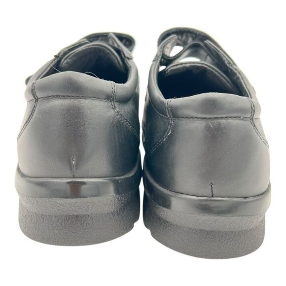 Apex Men\'s Size 10 Ambulator Biomechanical Single Strap Leather Shoes Black main image 9